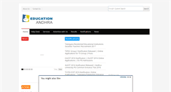 Desktop Screenshot of educationandhra.com